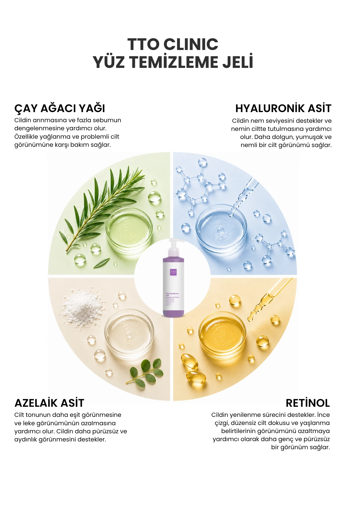 CLINIC Yüz Temizleme Jeli 200 ML