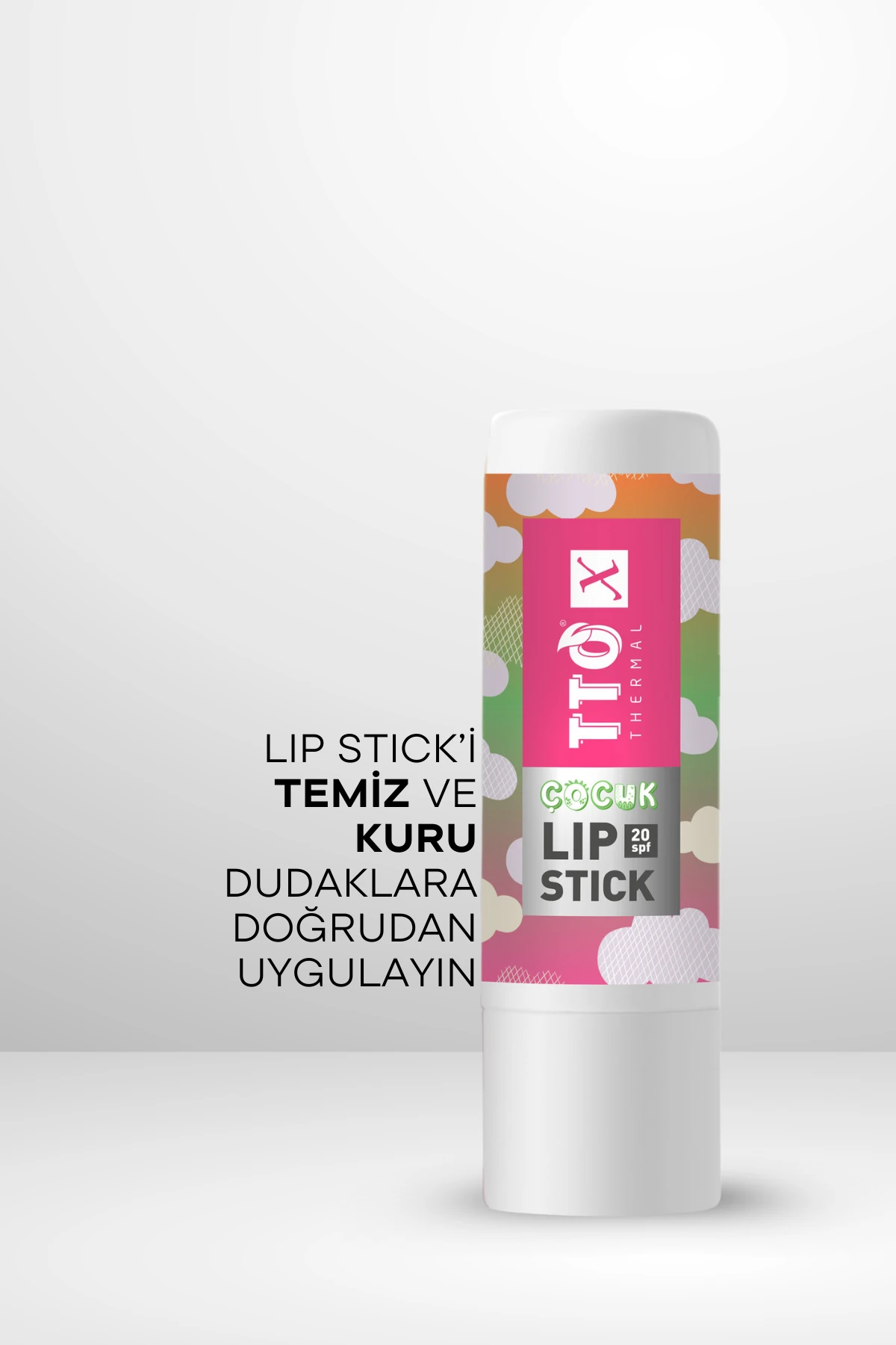 TTO X  Lip Balm – 20 SPF Koruma Çocuklara Özel Dudak Nemlendirici