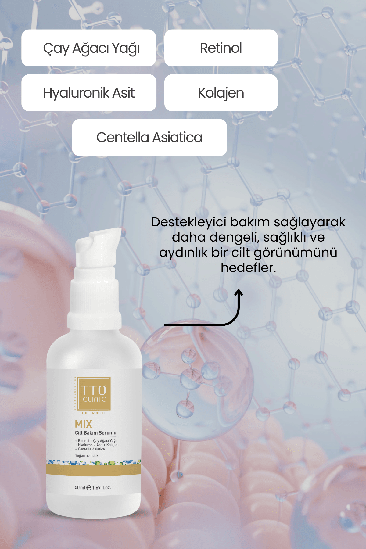 TTO CLINIC Mıx Gençlik Serumu 50ml - Jumbo Boy