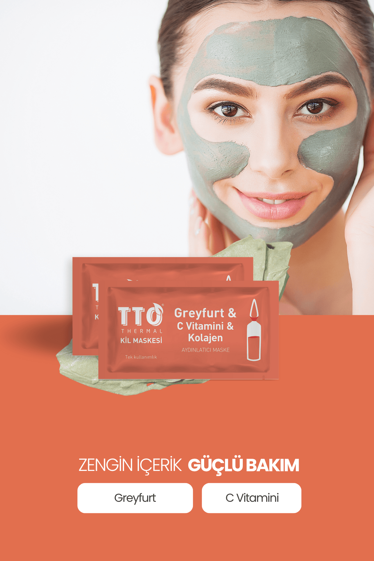 TTO THERMAL KİL MASKESİ GREYFURT & C VİTAMİNİ 