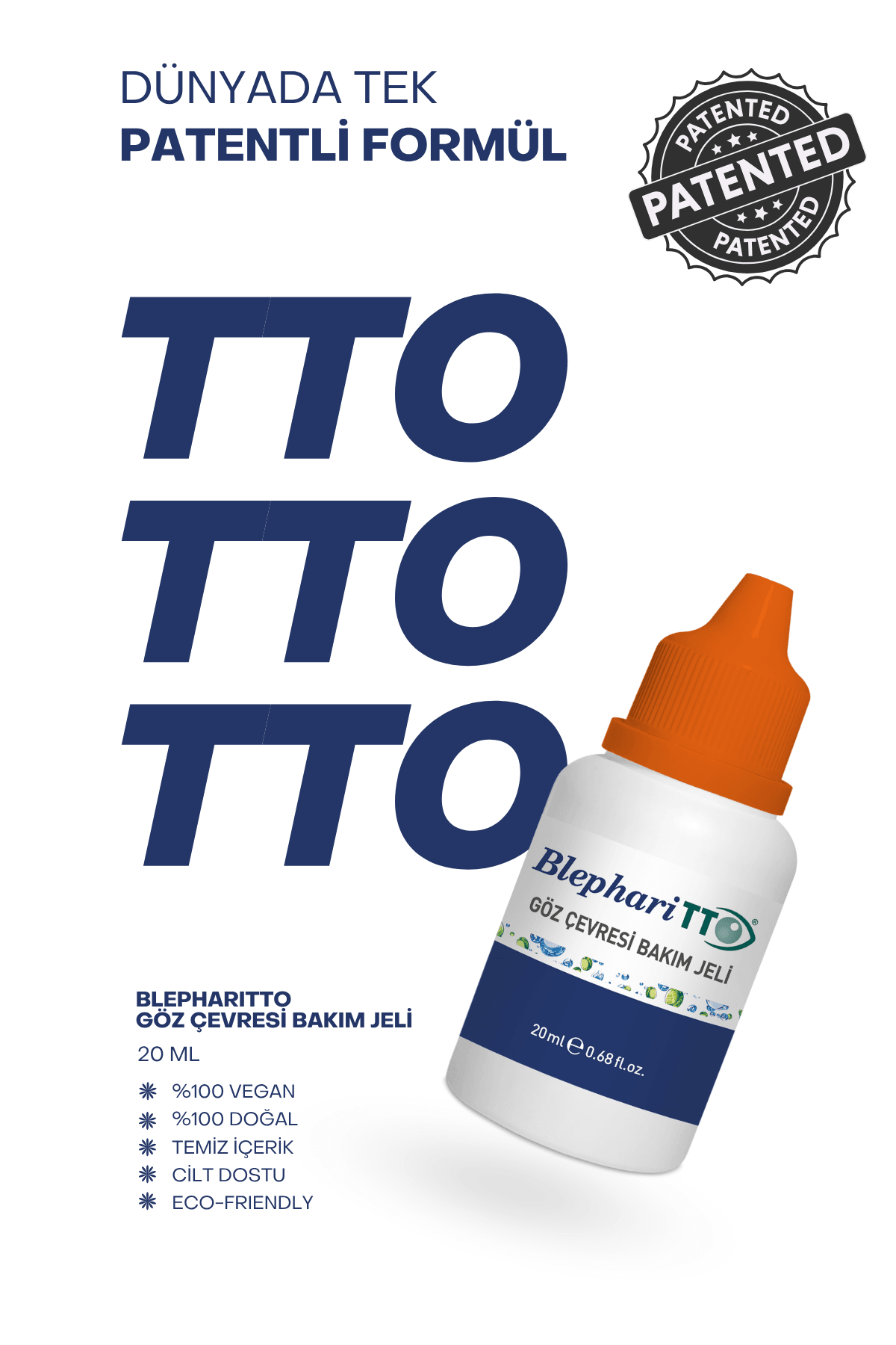BLEPHARITTO GÖZ ÇEVRESİ BAKIM JELİ 20ML