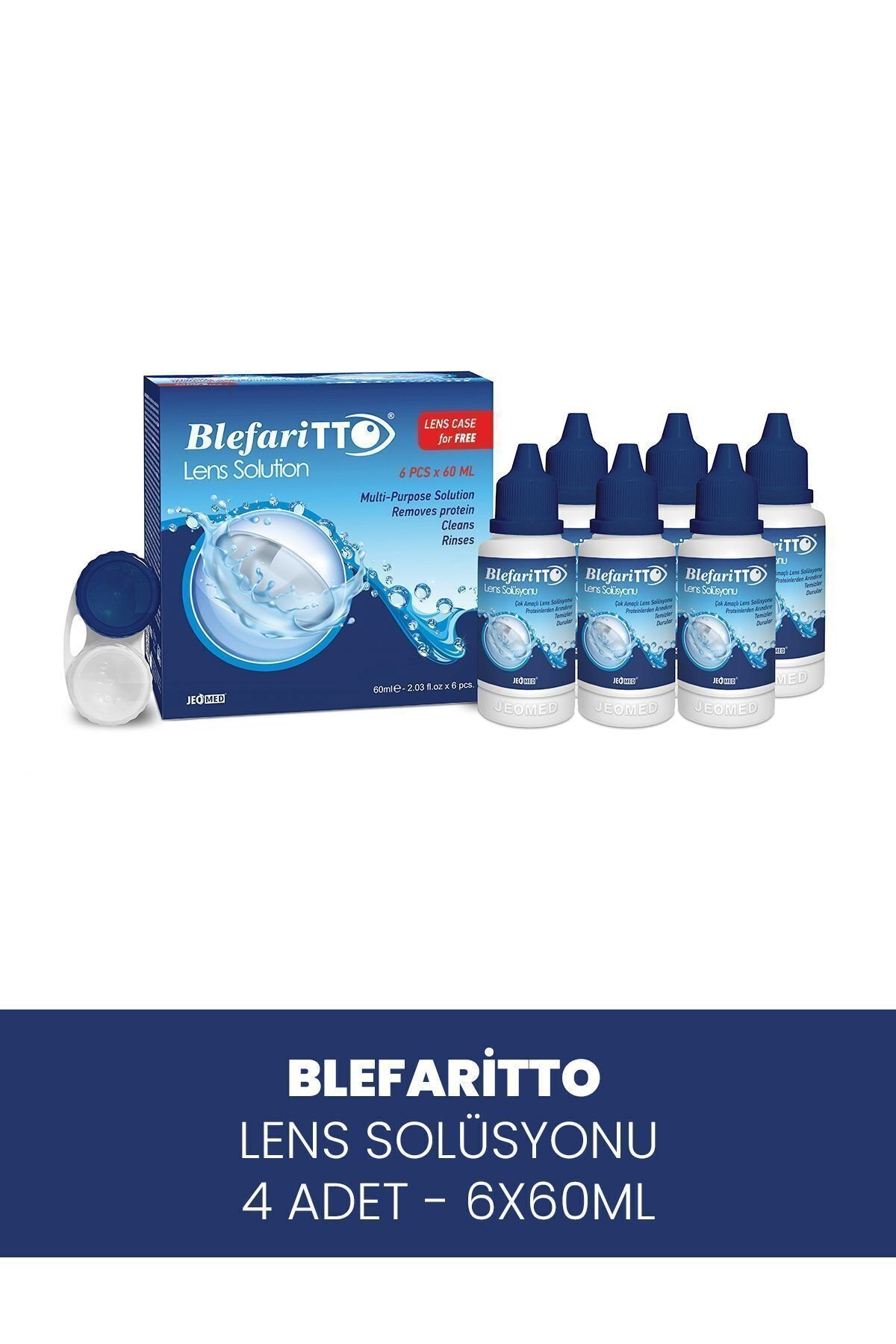 BLEFARİTTO Lens Solüsyonu 6x60 ml 4 Adet