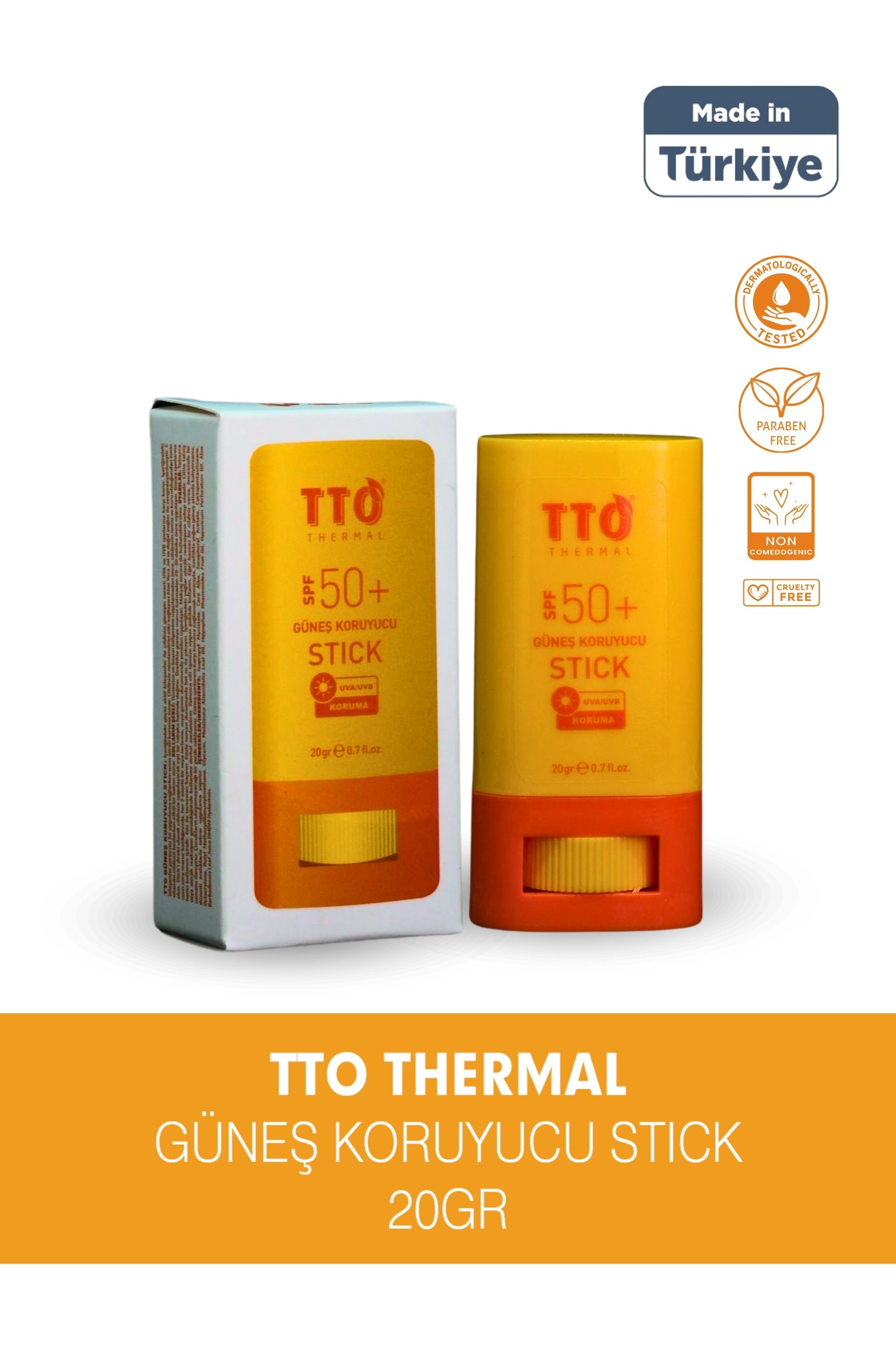 Tto Güneş Koruyucu Stick 50spf Uva Uvb Koruma