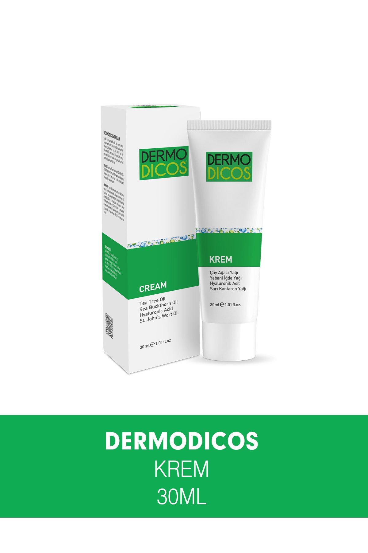 TTO Dermodıcos Krem 30 ml (Çay Ağacı Yağ  / Tea Tree Oil)