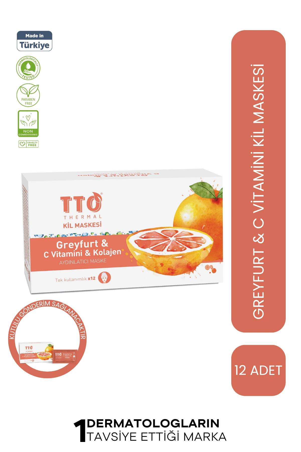 TTO THERMAL KİL MASKESİ GREYFURT & C VİTAMİNİ