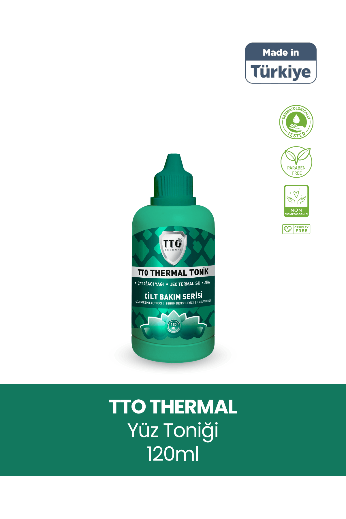TTO Yüz Toniği 120 Ml Arındırıcı & Gözenek Sıkılaştırıcı (Çay Ağacı Yağı / Tea Tree Oıl)