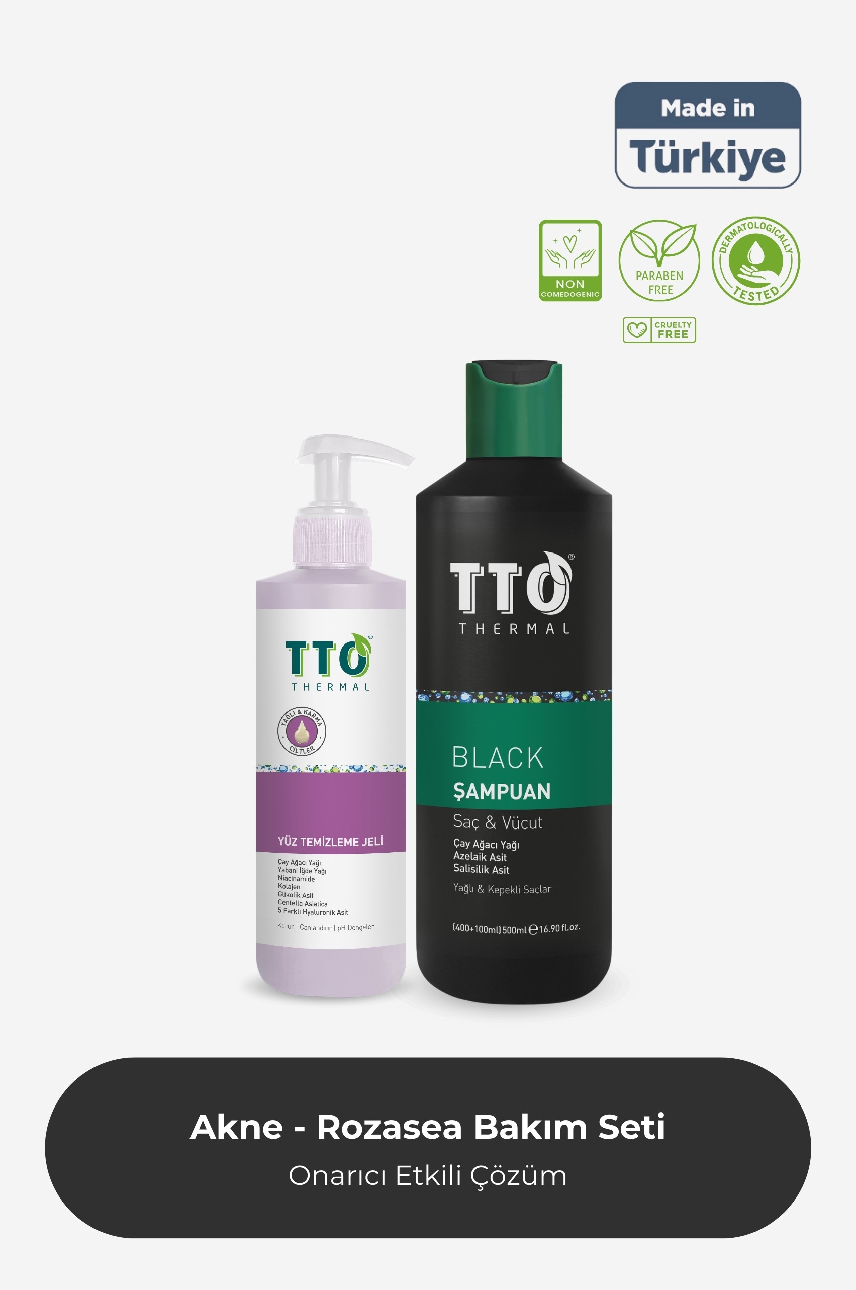 TTO Rozasea Başlangıç Paketi 1 (Çay Ağacı Yağı / Tea Tree Oıl)