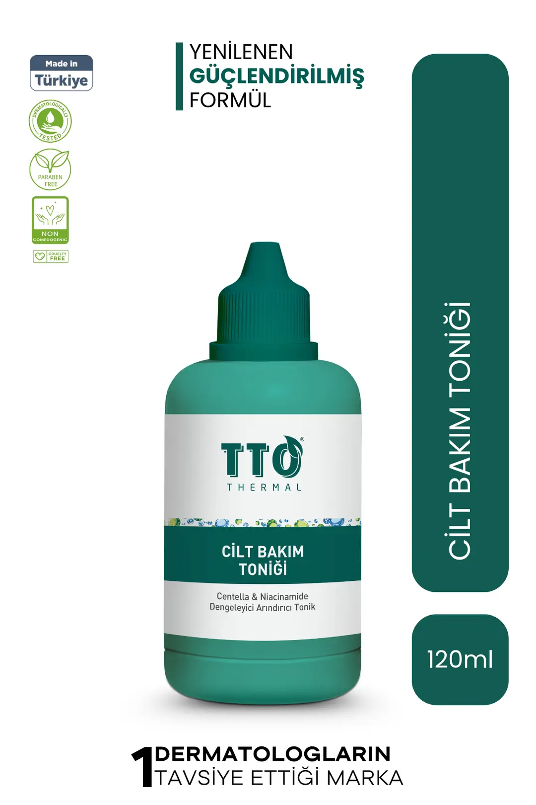 TTO Thermal Yüz Toniği 120 ml Arındırıcı Cilt Bakım Toniği