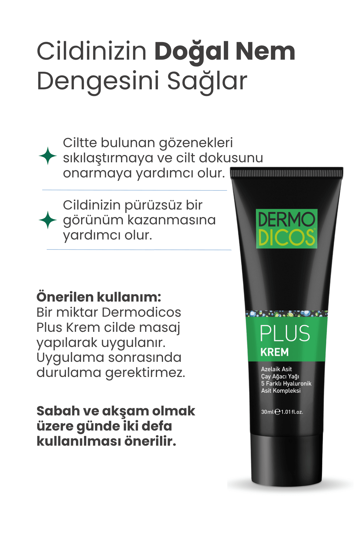 TTO Arındırıcı ve Gözenek Sıkılaştırıcı Set – Dermodicos Plus Krem & Centella Tonik