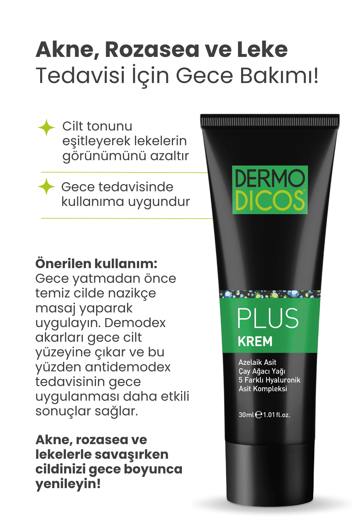 TTO Rozasea Başlangıç Seti 2  (Dermodicos Plus, Yüz Temizleme Köpüğü)