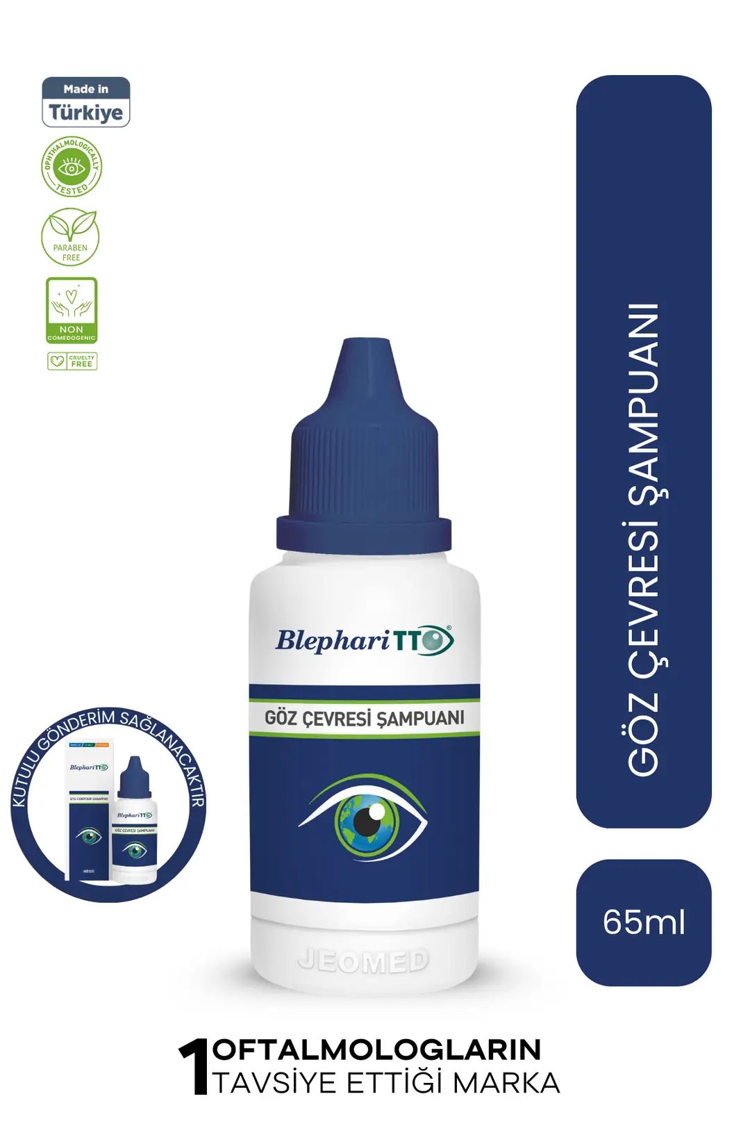 Blepharitto Göz Çevresi Şampuanı 65 ml