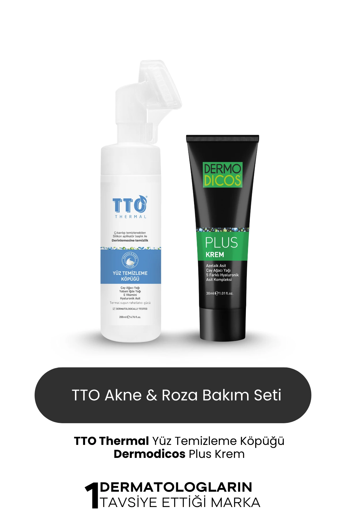 TTO Clinic Akne & Rozasea Karşıtı  Cilt Bakım Seti 