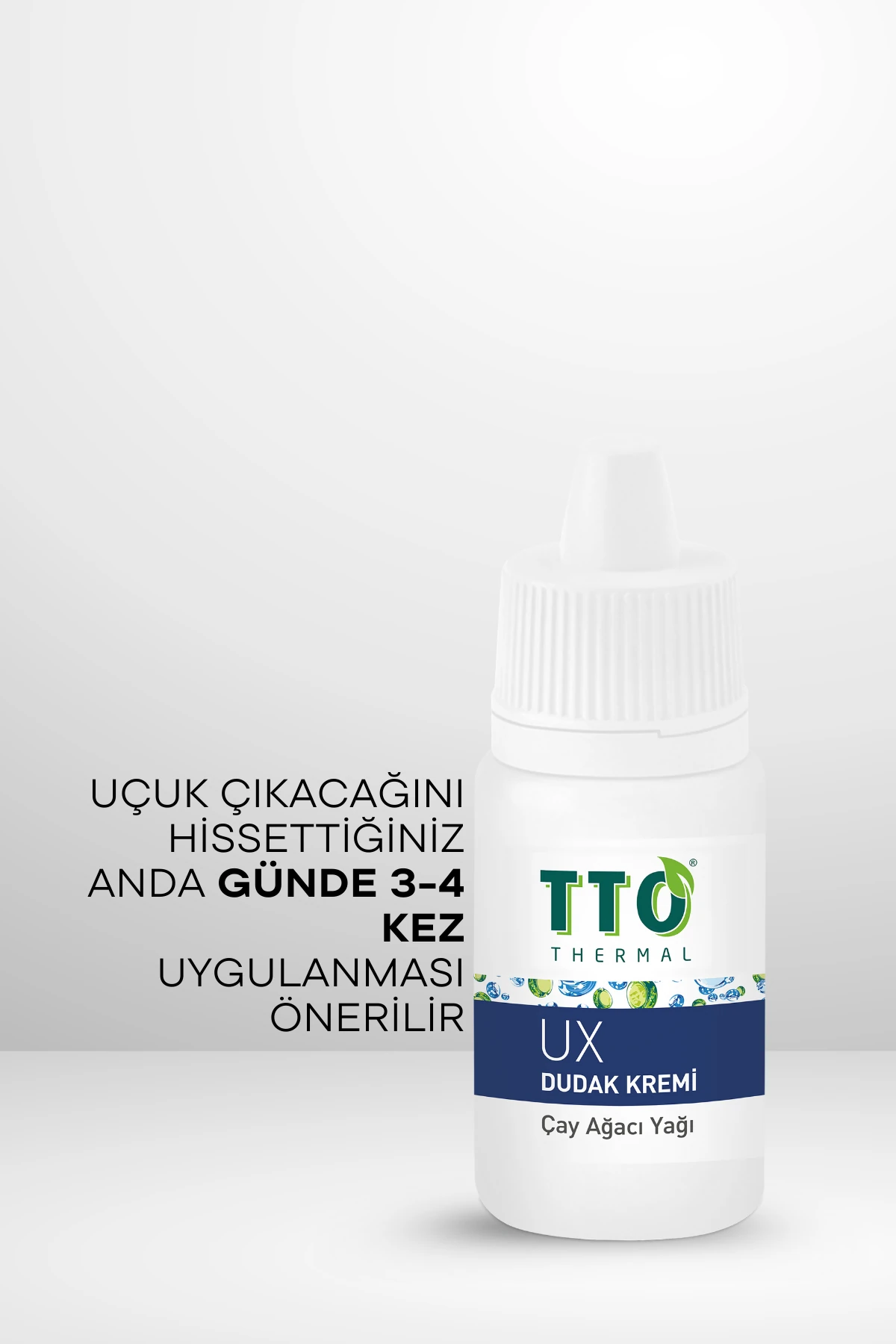 TTO UX Uçuk Kremi 10 ml – Hızlı Etkili Onarıcı ve Rahatlatıcı Dudak Bakım Kremi