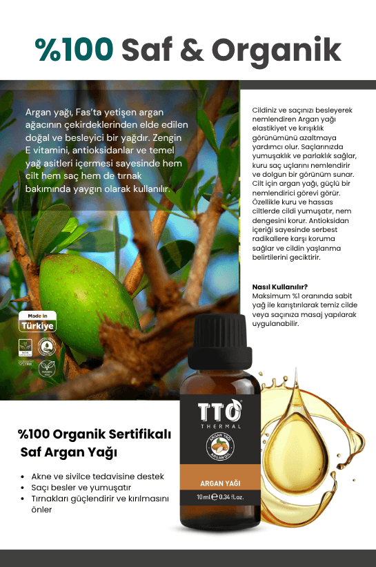 TTO THERMAL Argan Yağı 10 ml