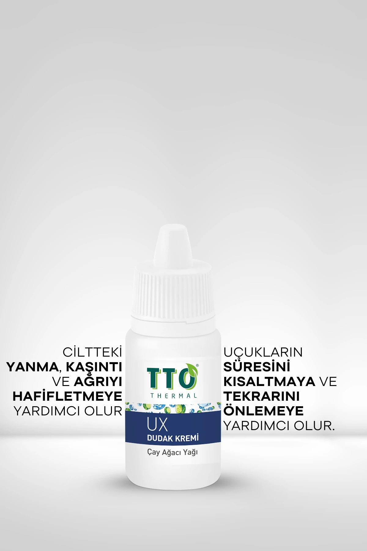TTO UX Uçuk Kremi 10 ml – Hızlı Etkili Onarıcı ve Rahatlatıcı Dudak Bakım Kremi