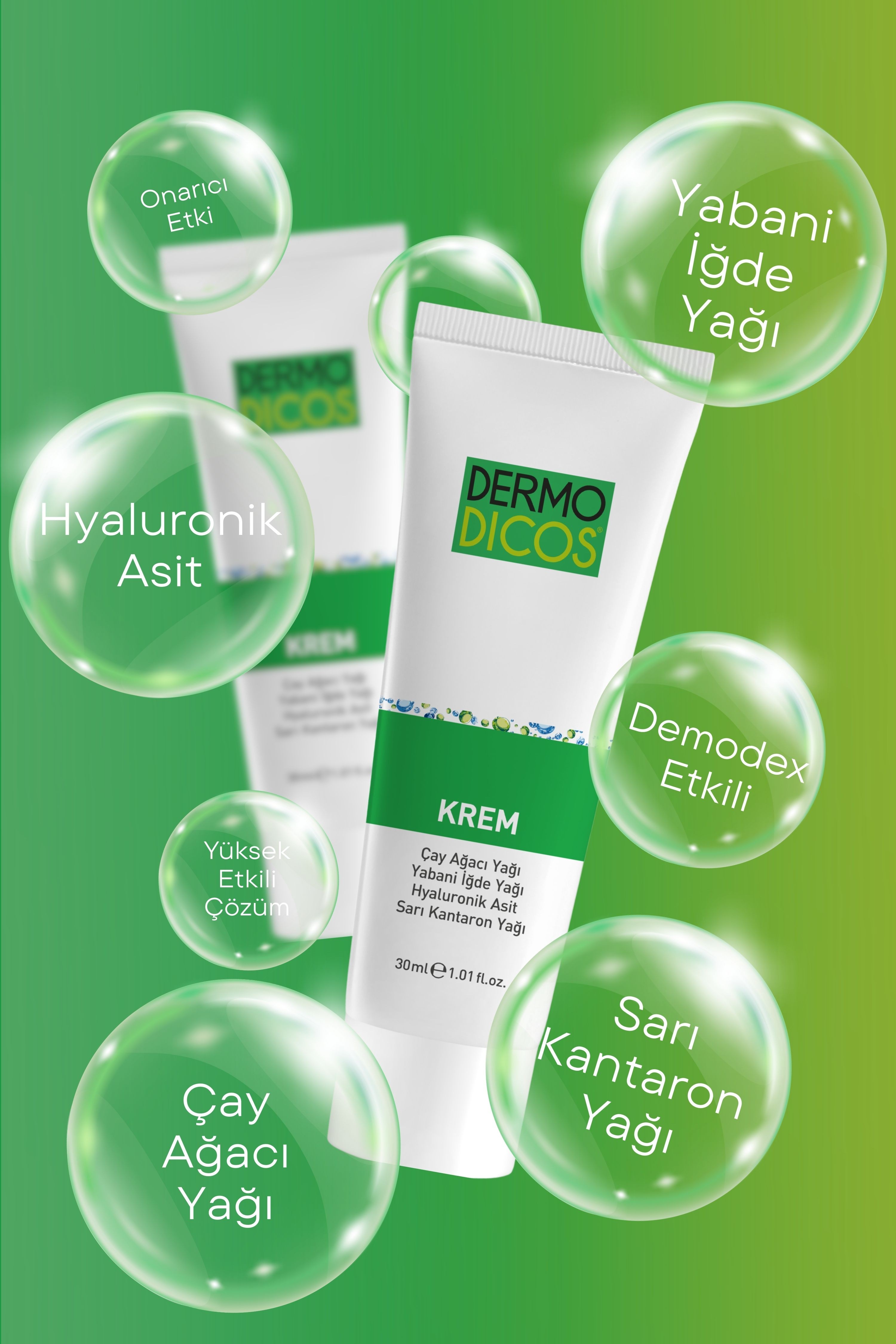 TTO Dermodicos Krem 30 ml (Çay Ağacı Yağ  / Tea Tree Oil)
