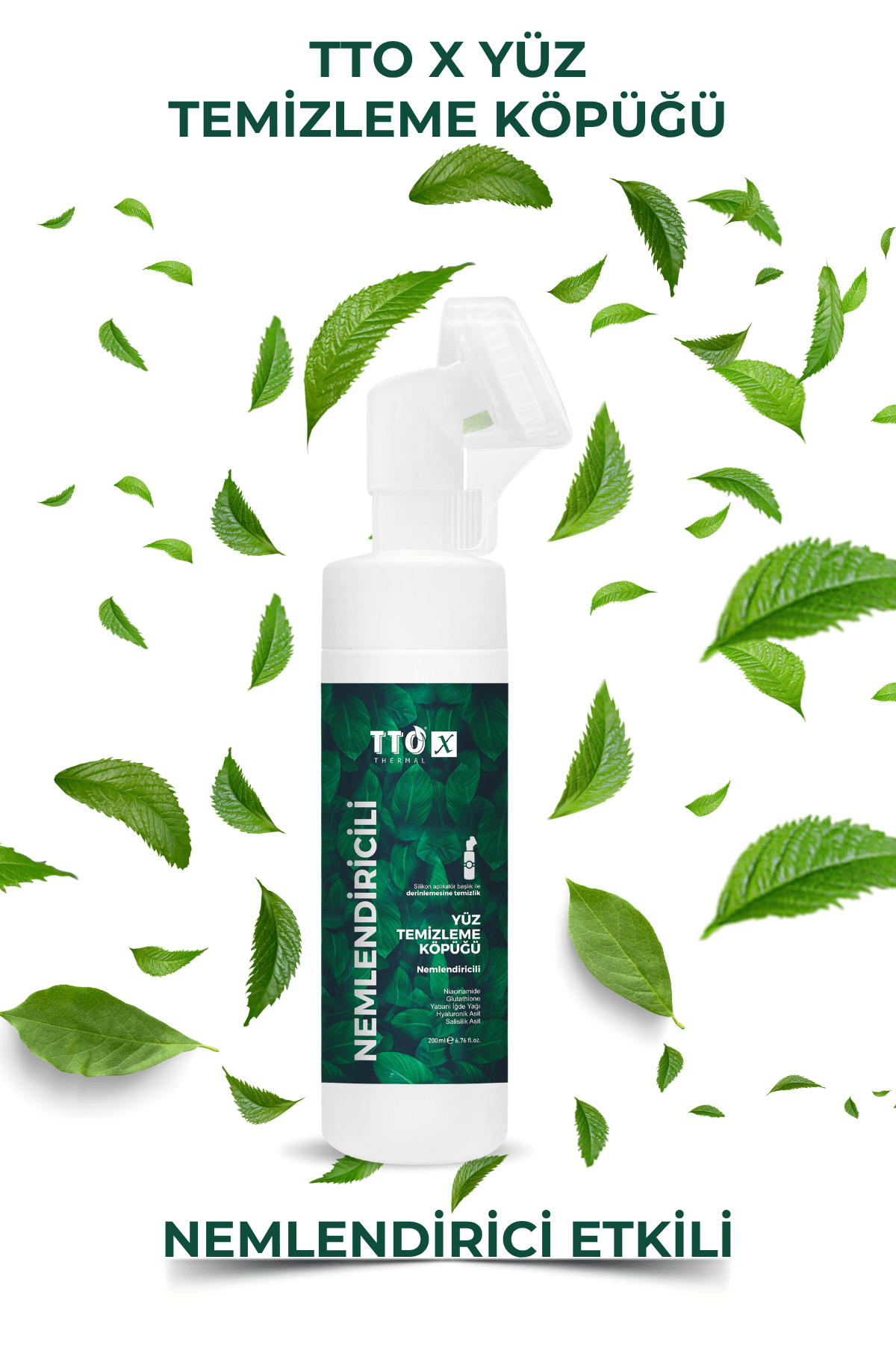 TTO-X Nemlendirici Yüz Köpüğü 200 ml – Lansman Fiyatı