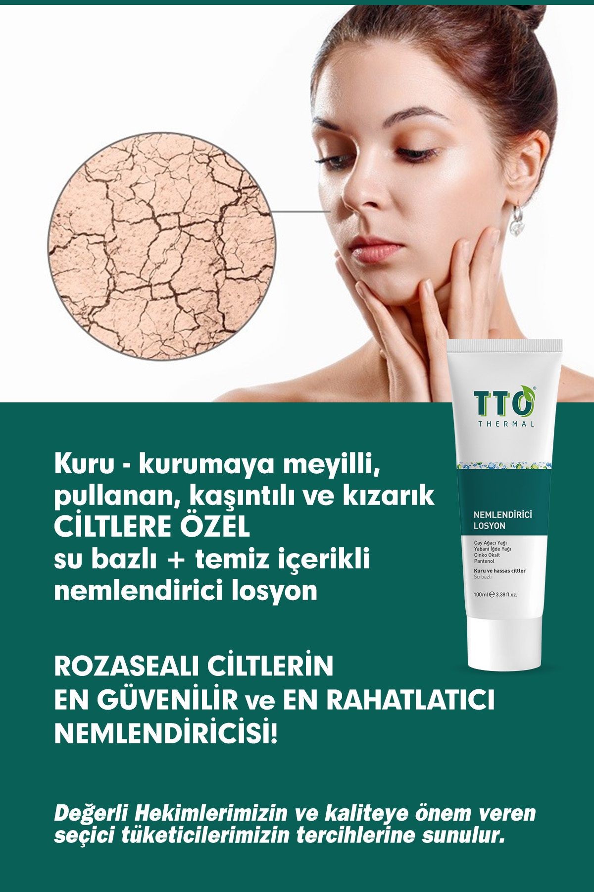 TTO Nemlendirici Losyon 100 ml ( Çay Ağacı Yağı / Tea Tree Oil )