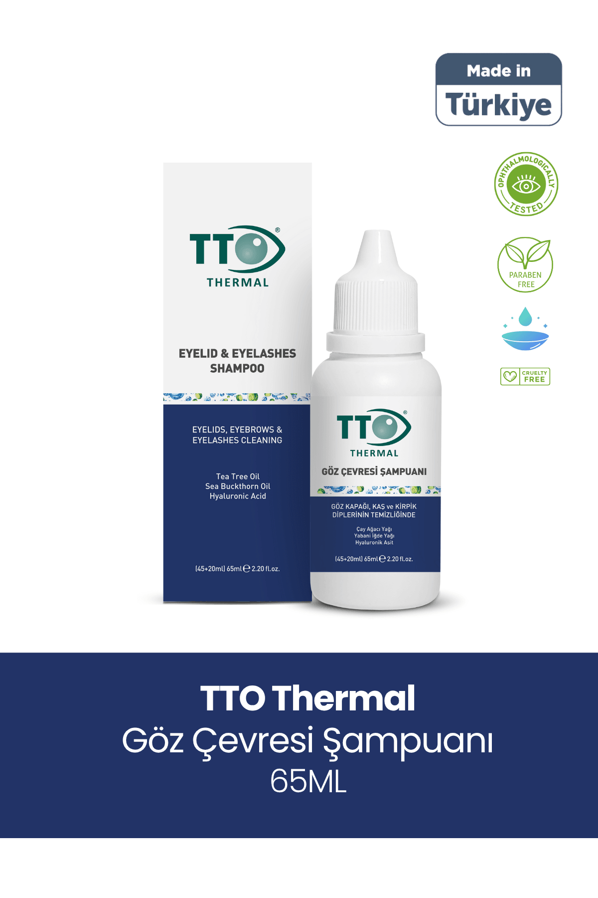 TTO Göz Çevresi Şampuanı 45 ml (Çay Ağacı Yağı / Tea Tree Oıl)