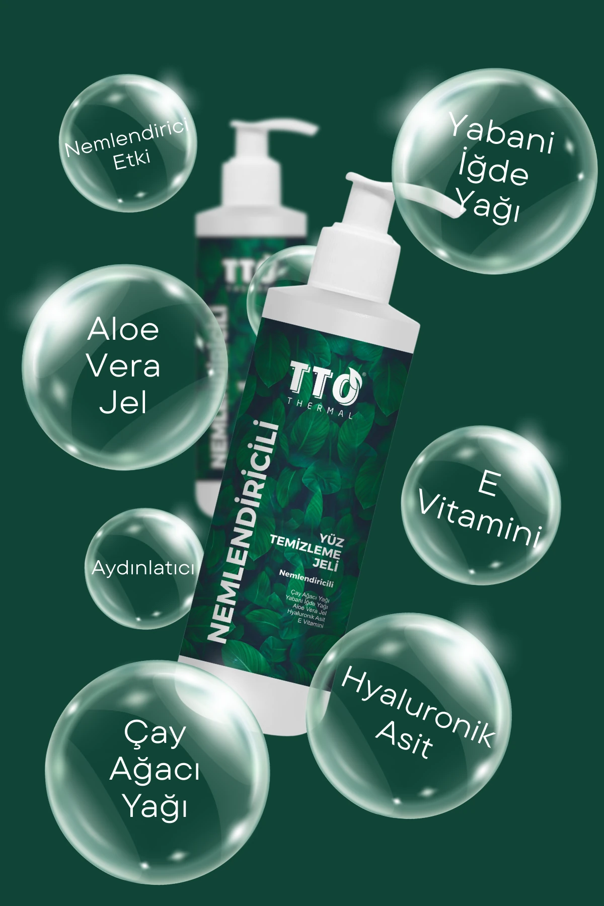 Thermal Nemlendiricili Yüz Temizleme Jeli 200 ml - Onarıcı ve Aydınlatıcı