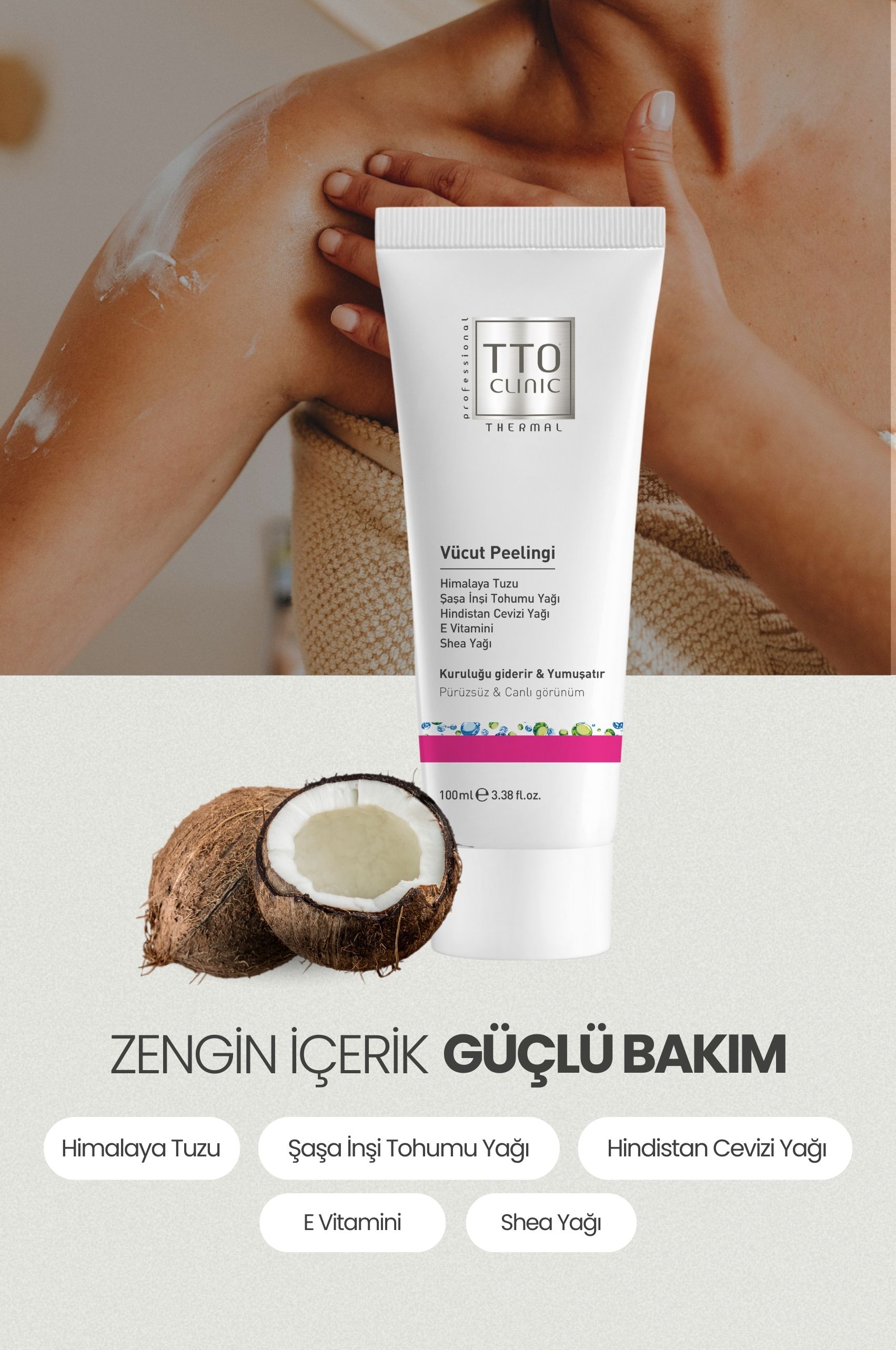 CLINIC Vücut Peelingi, Nem Bombası 100 Ml