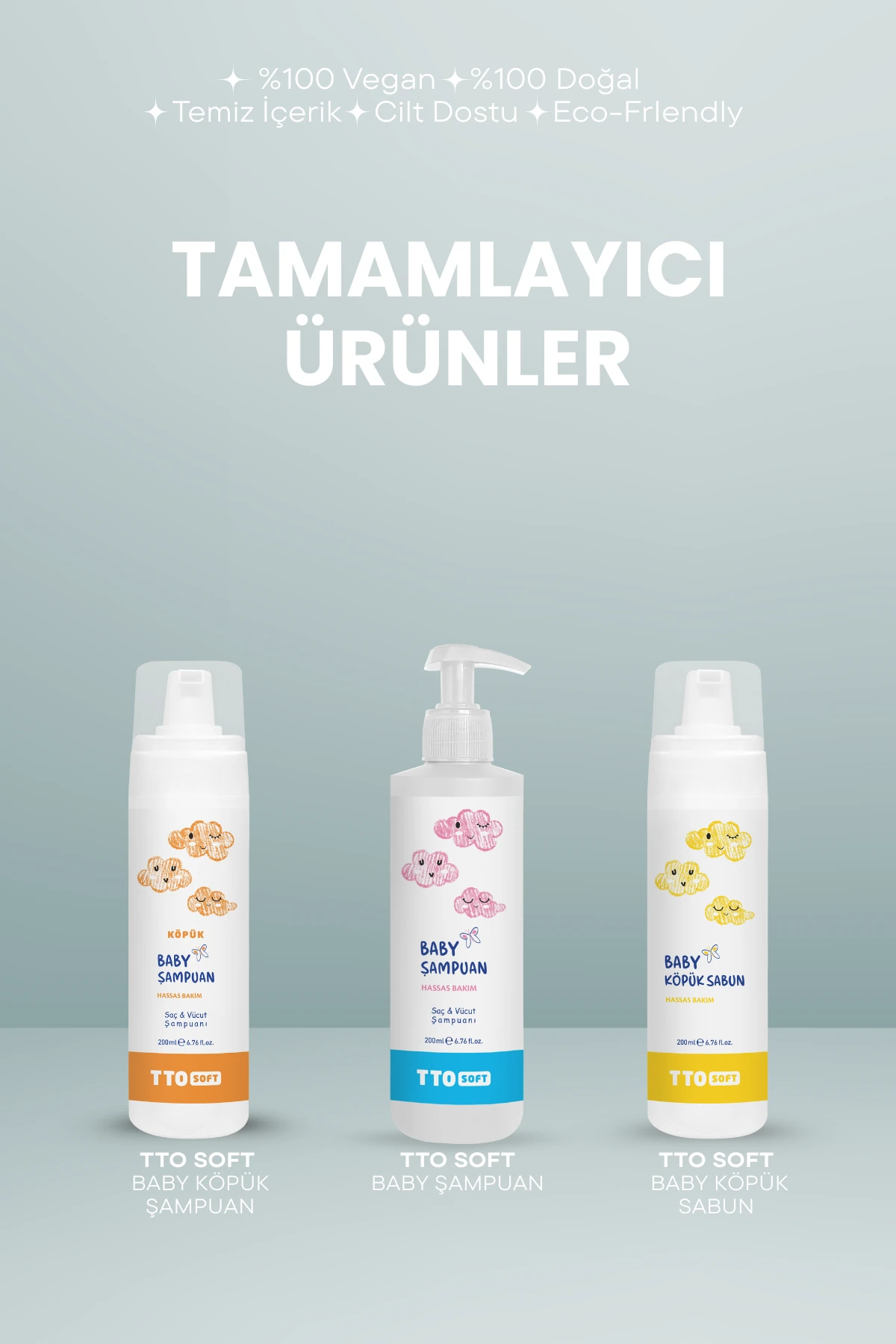 TTO Üretto Baby Vücut Losyonu 200 ml - Hassas Ciltler İçin Nemlendirici ve Yatıştırıcı Bebek Bakımı
