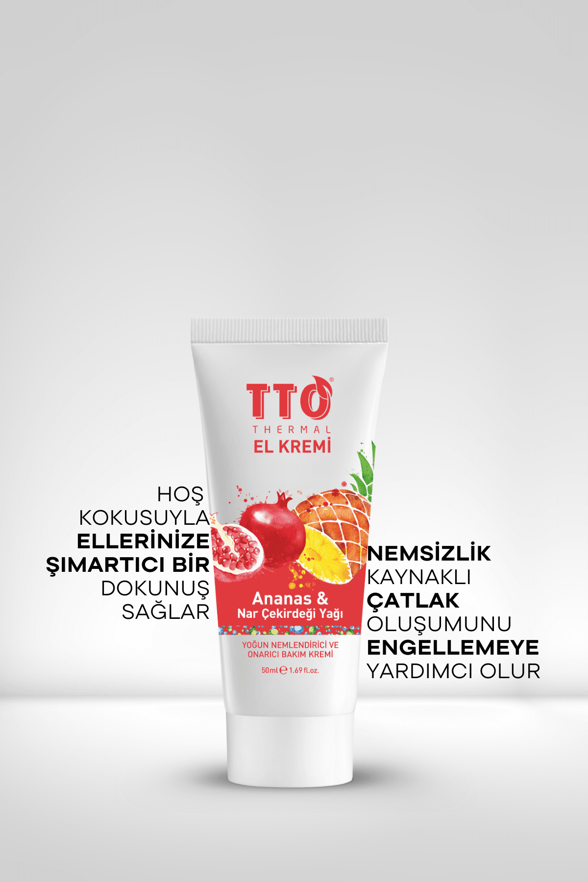 TTO Thermal El Kremi – Ananas & Nar Çekirdeği Yağı (50 ml)