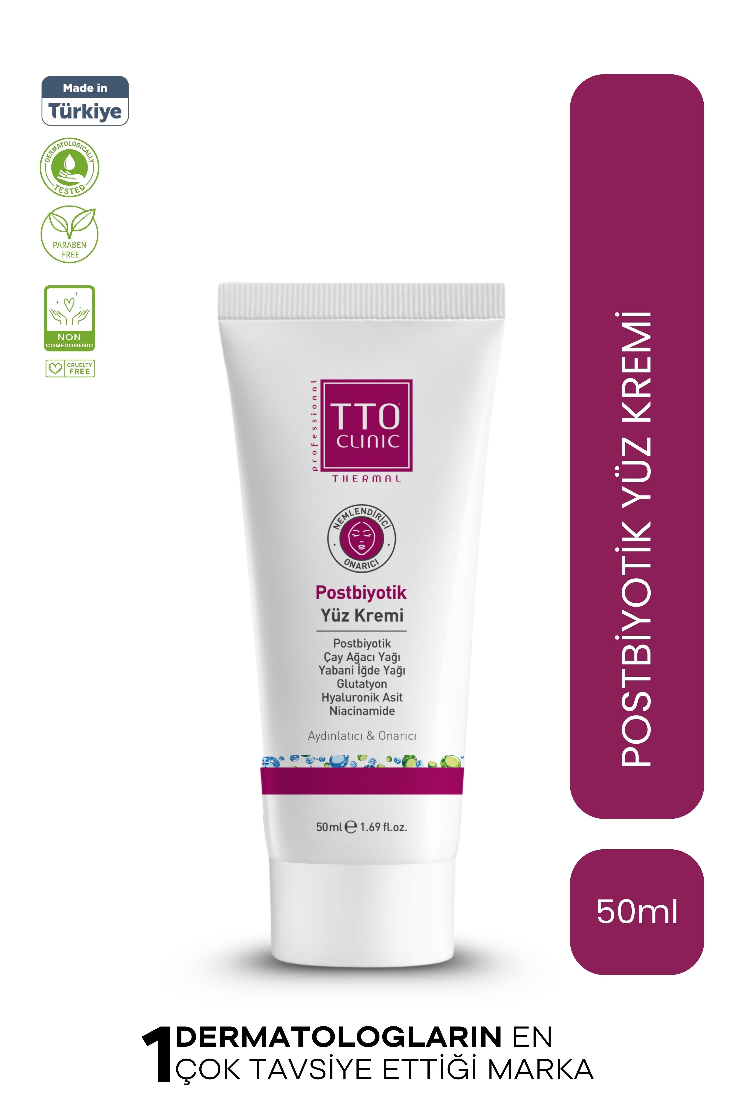 TTO CLINIC Postbiyotik Yüz Kremi 50 ml