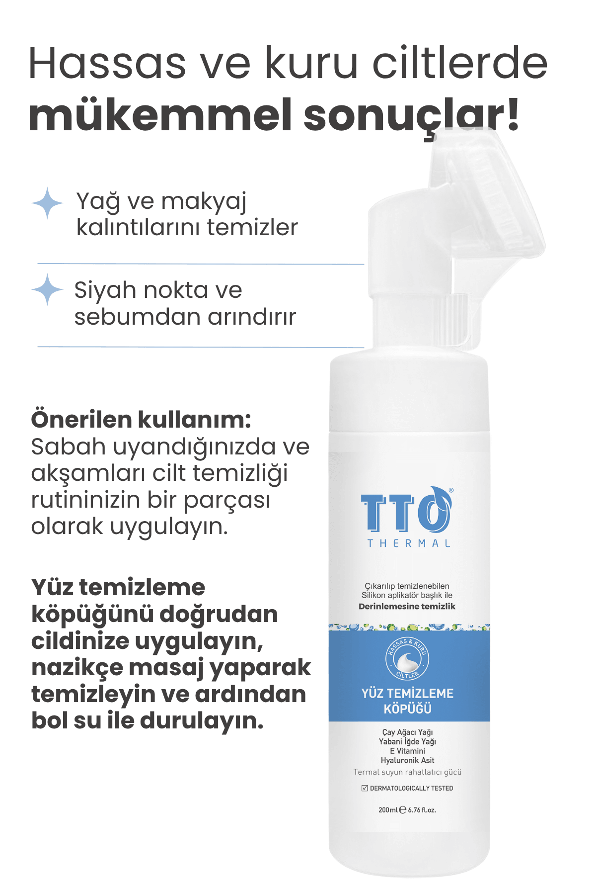 TTO Skin Care Set - 1 (Dermodicos Plus, Facial Cleansing Foam)