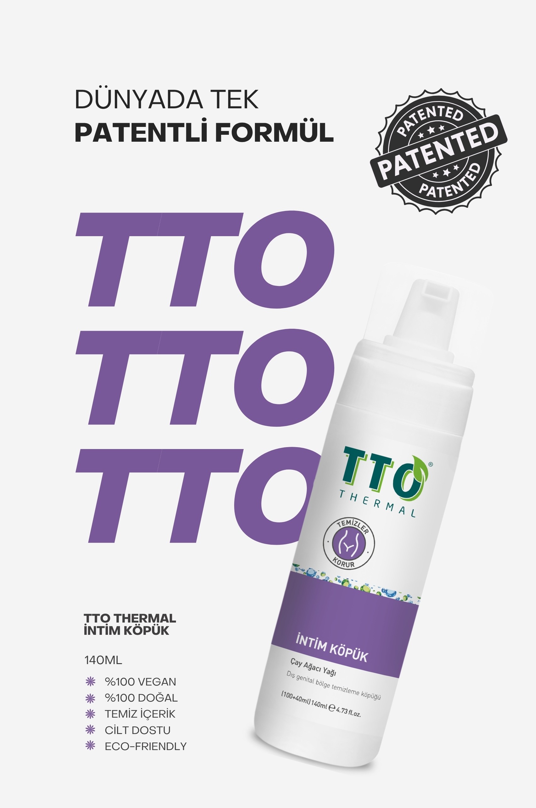 TTO İntim Köpük 140ML