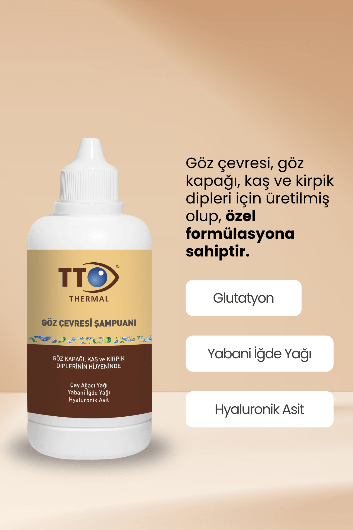 TTO Göz Çevresi Şampuanı 125 ml – Çay Ağacı Yağı