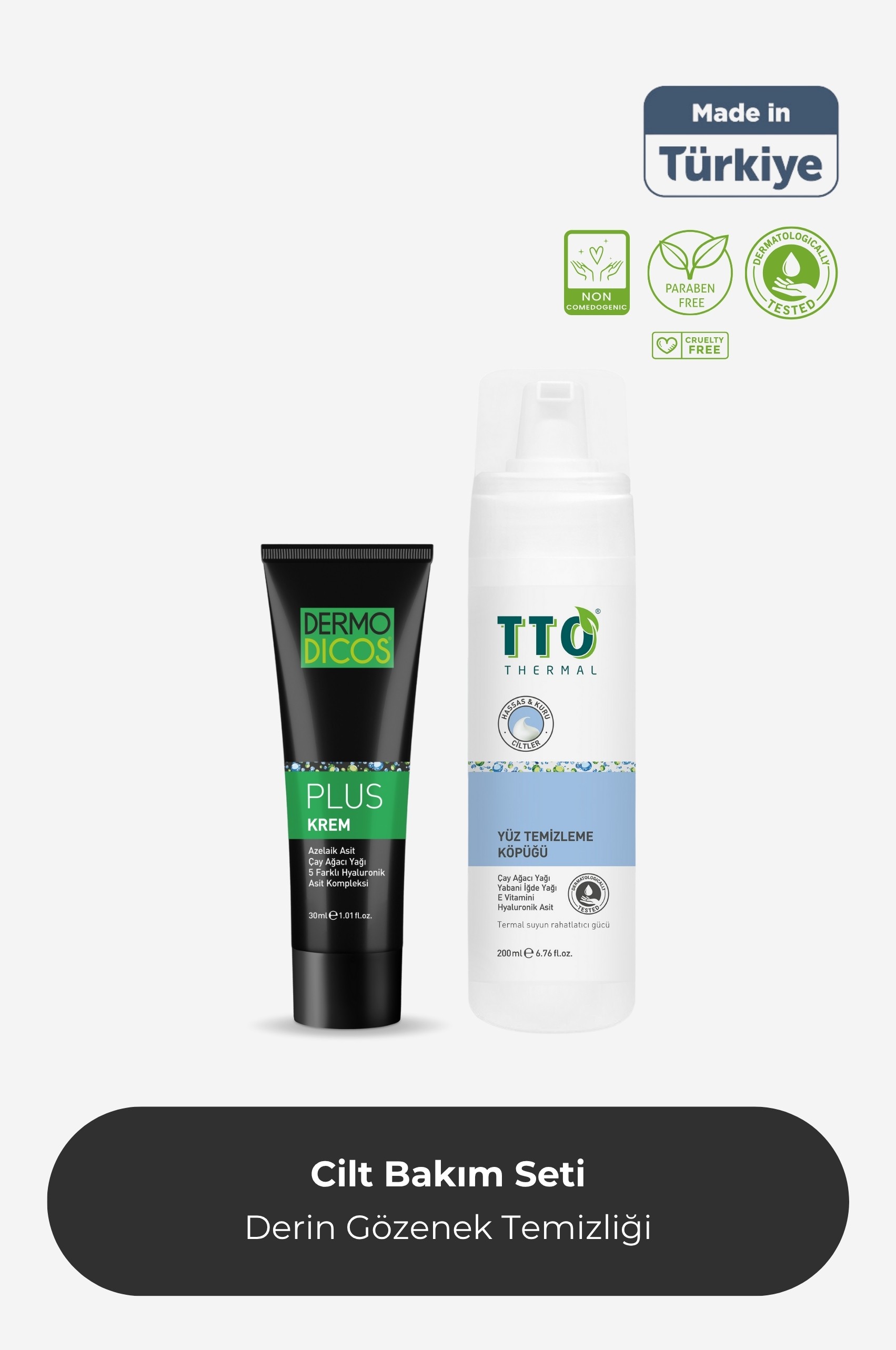 TTO Dermodicos Plus Köpük – Derinlemesine Gözenek Temizliği 150 ml
