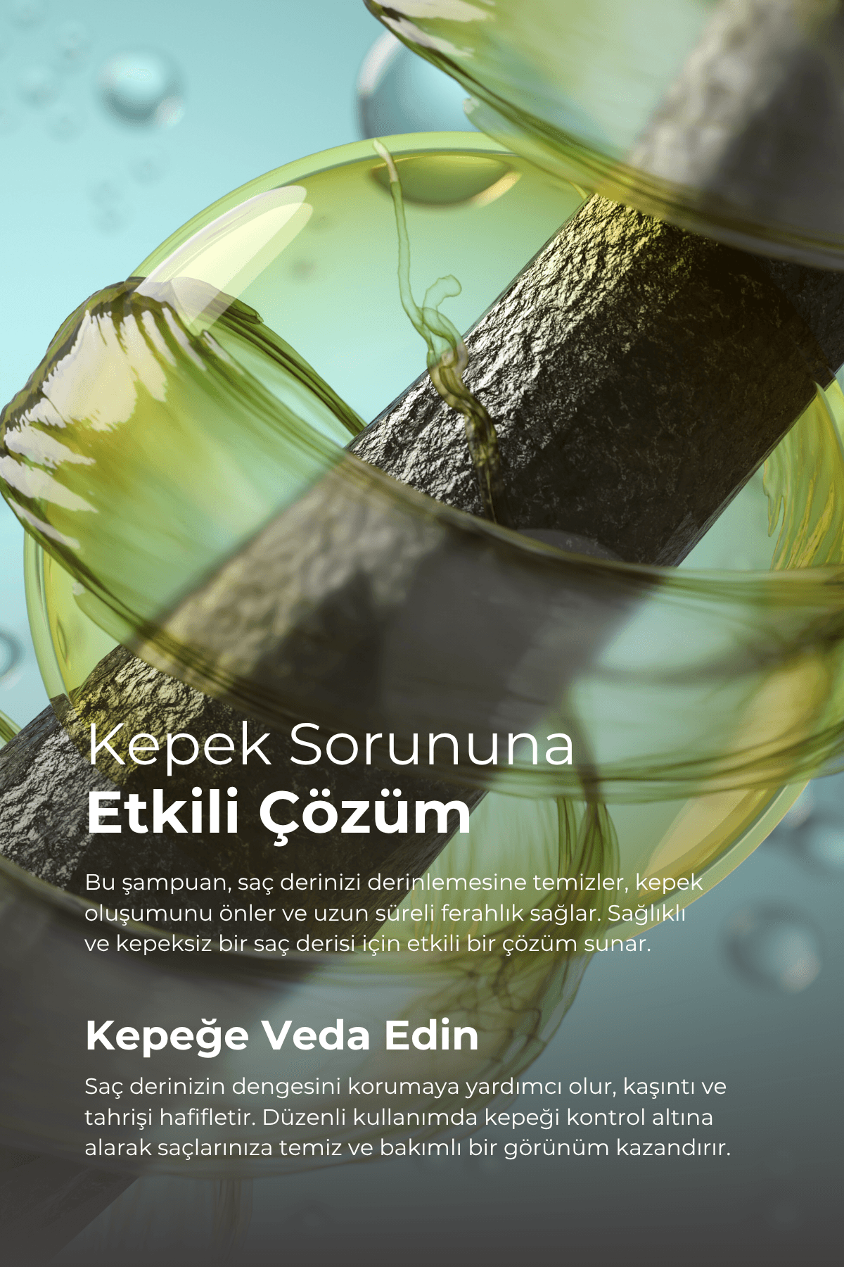 TTO Saç Ve Vücut Şampuanı 500 ml Yeşil Kepek Kaşıntı Pullanma (Çay Ağacı Yağı / Tea Tree Oıl)