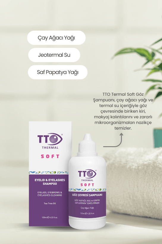 TTO Soft Göz Çevresi Şampuanı 125 ml Çay Ağacı Yağ  / Tea Tree Oil)