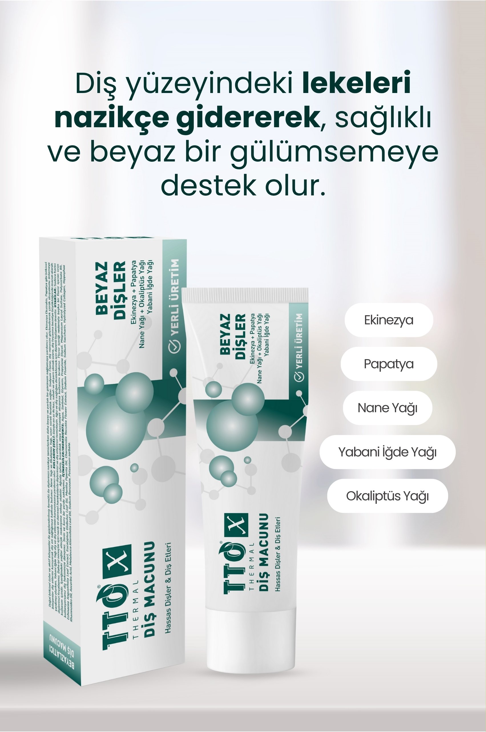Tto X Hassas Dişler Ve Diş Etleri İçin Beyazlatıcı Diş Macunu