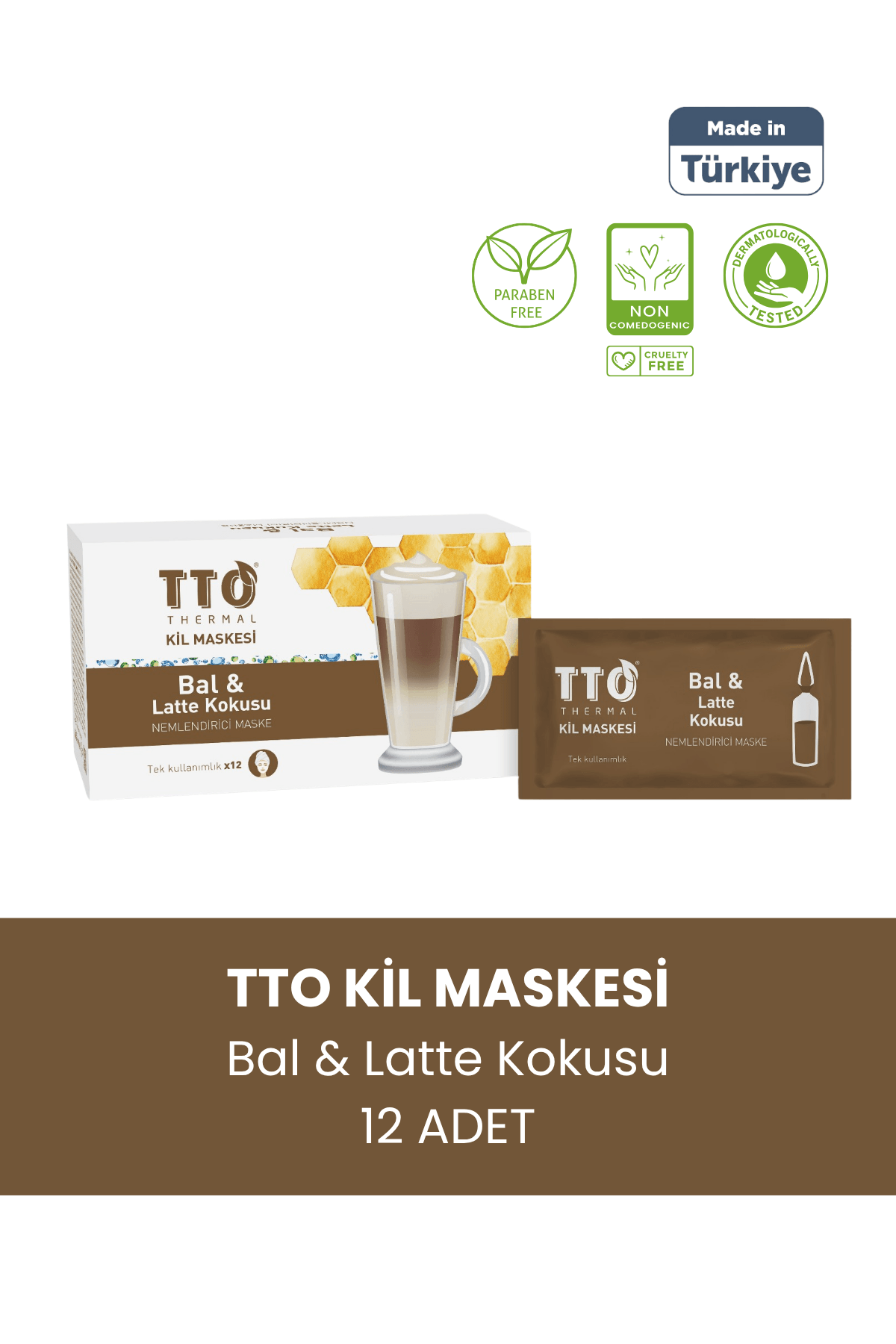 TTO THERMAL KİL MASKESİ BAL&LATTE KOKUSU 