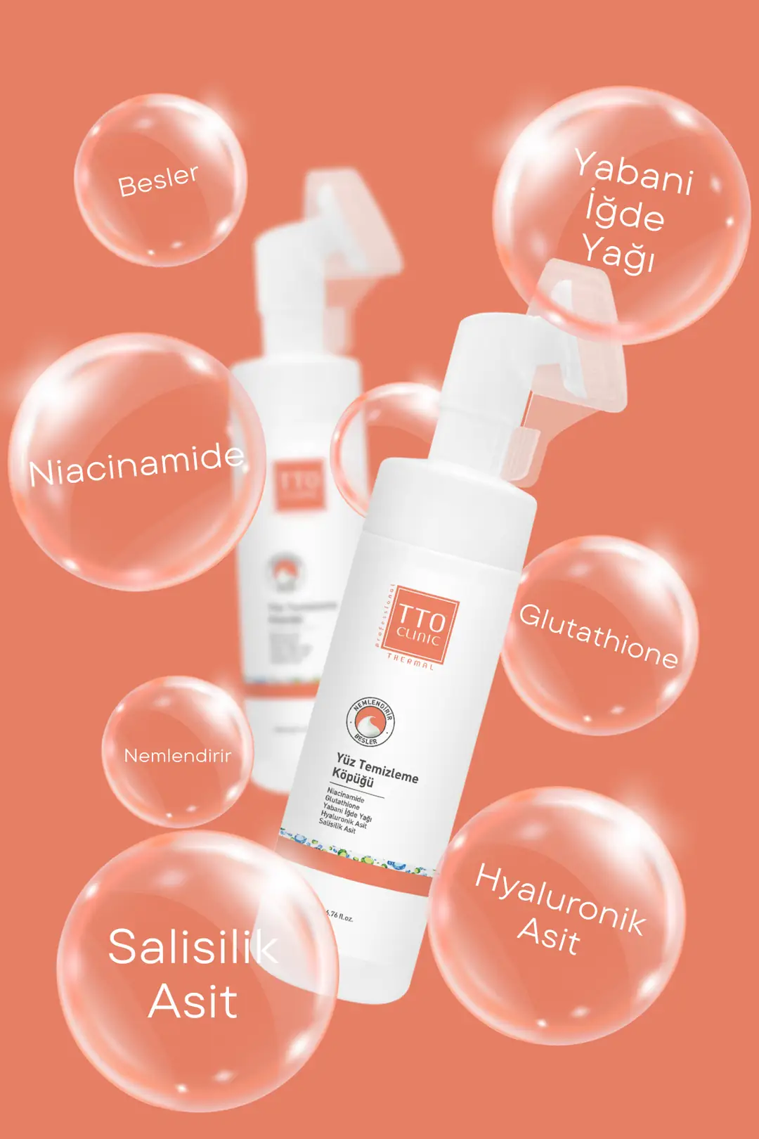 TTO ClinicTTO Clinic Yüz Temizleme Köpüğü 200 ml – Derinlemesine