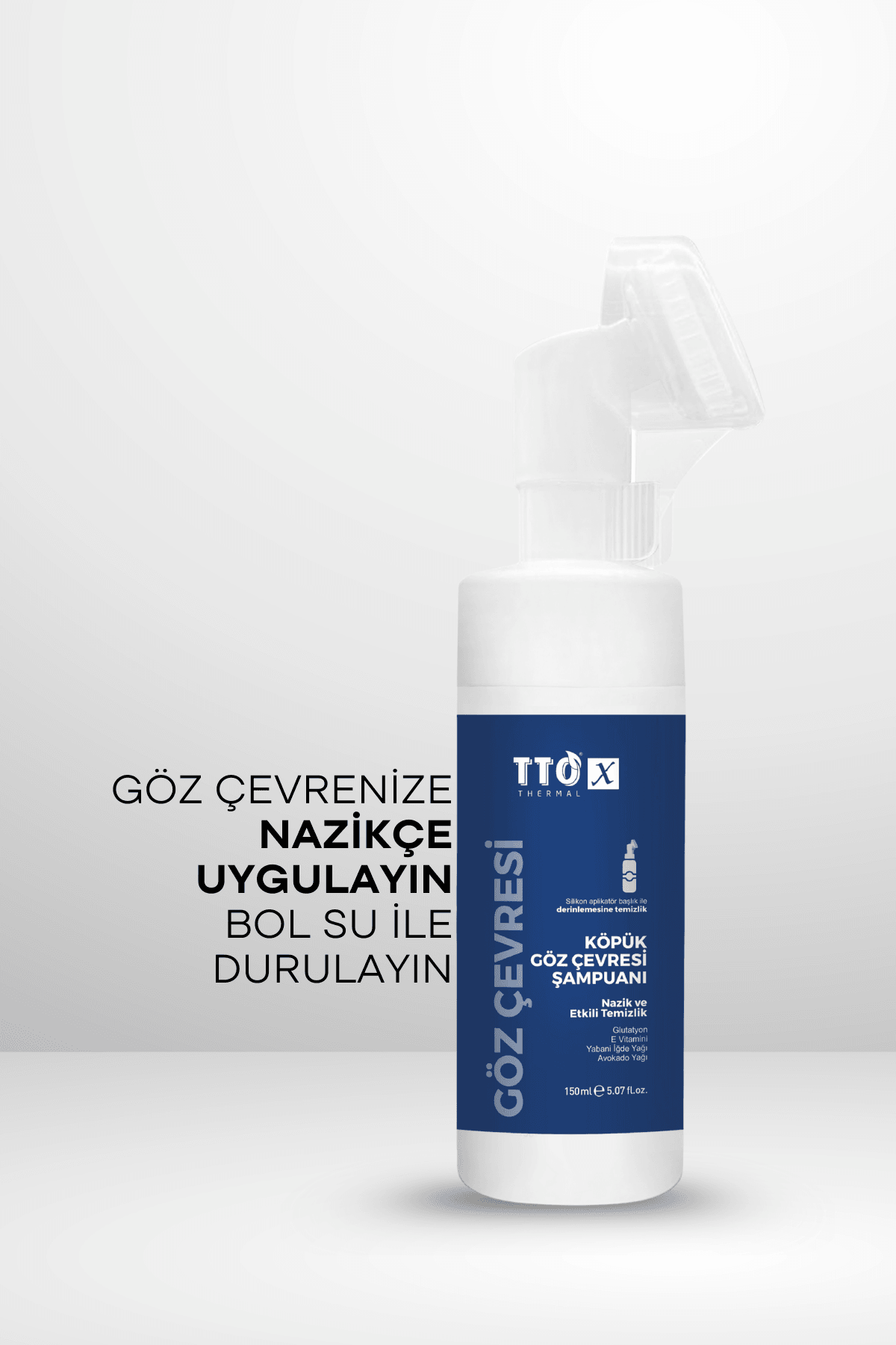 TTO X Çay Ağacı Içeren Aplikatörlü Göz Çevresi Temizleme Köpüğü
