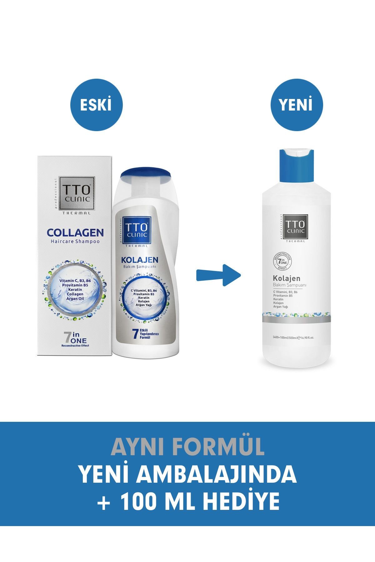 Clınıc Kolajen Bakım Ve Hacim Şampuanı 400 ml (ÇAY AĞACI YAĞI / TEA TREE OIL)