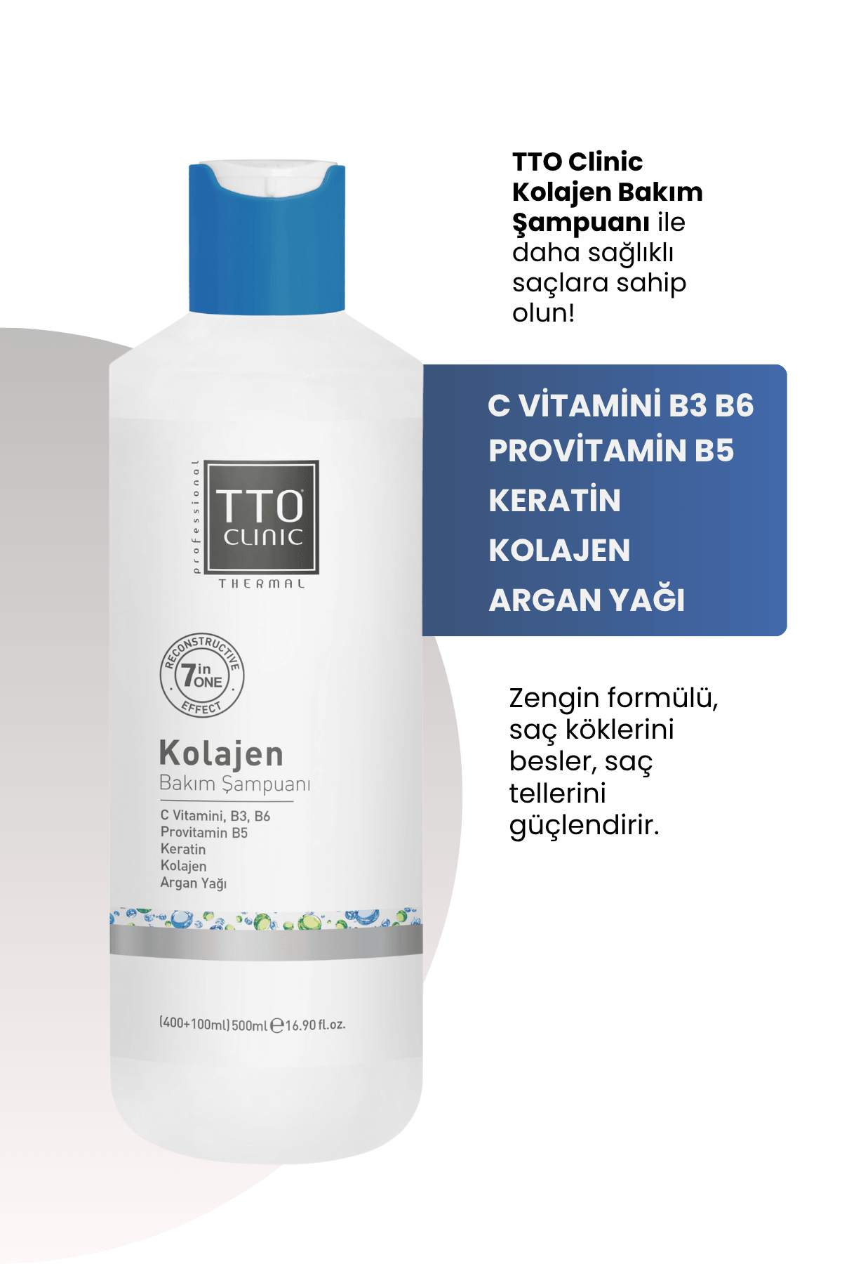 Clınıc Kolajen Bakım Ve Hacim Şampuanı 500 ml