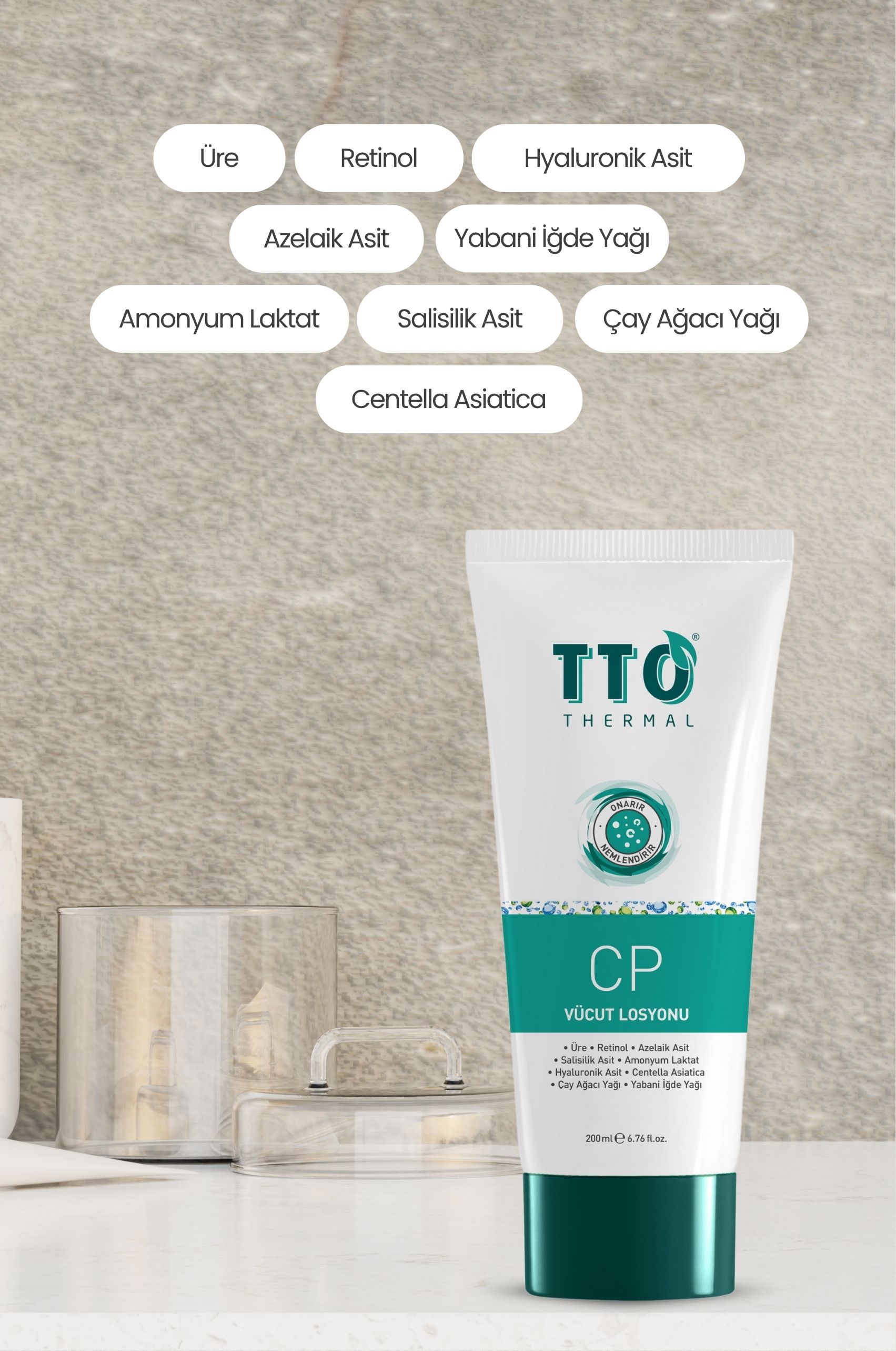 TTO Vücut Losyonu Cp 200ml Keratosis Pilaris Ve Batık (Tavuk Derisi Görümüne Karşı)
