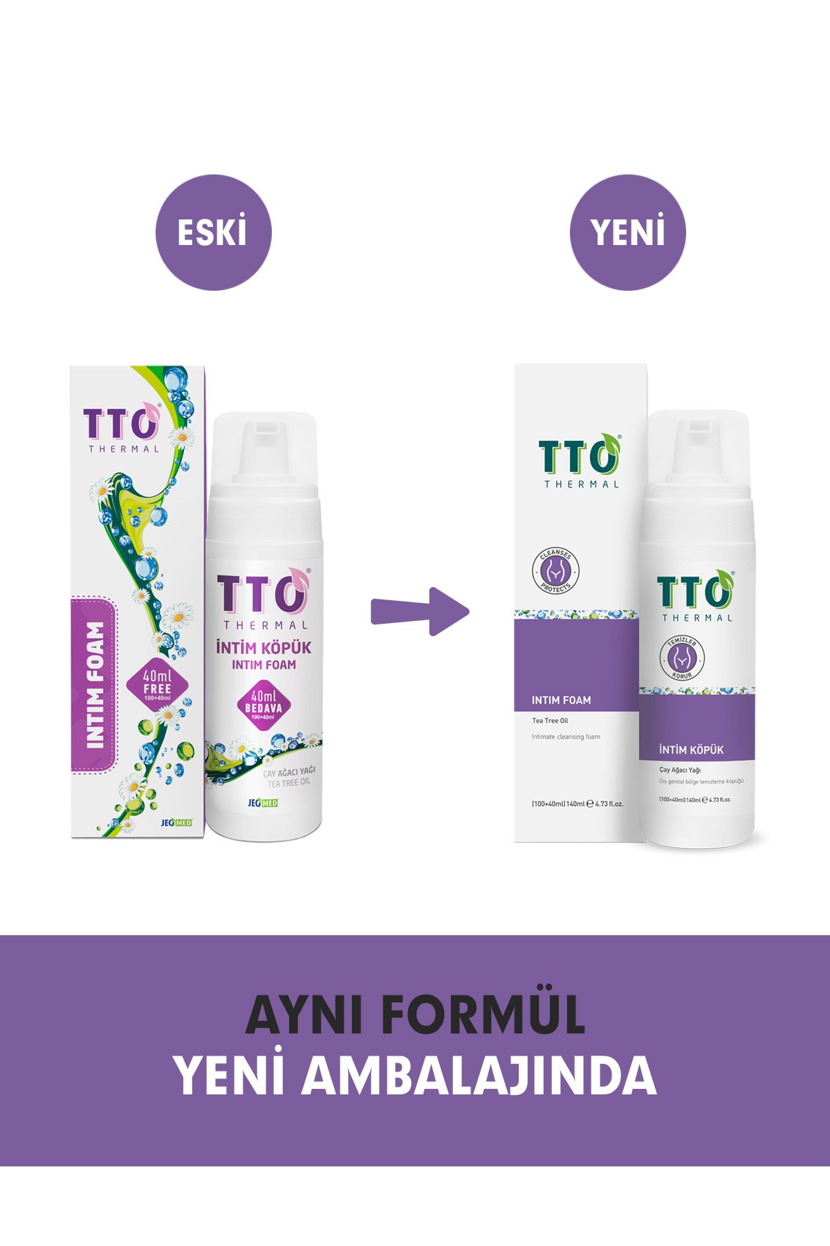 TTO İntim Köpük 140ML