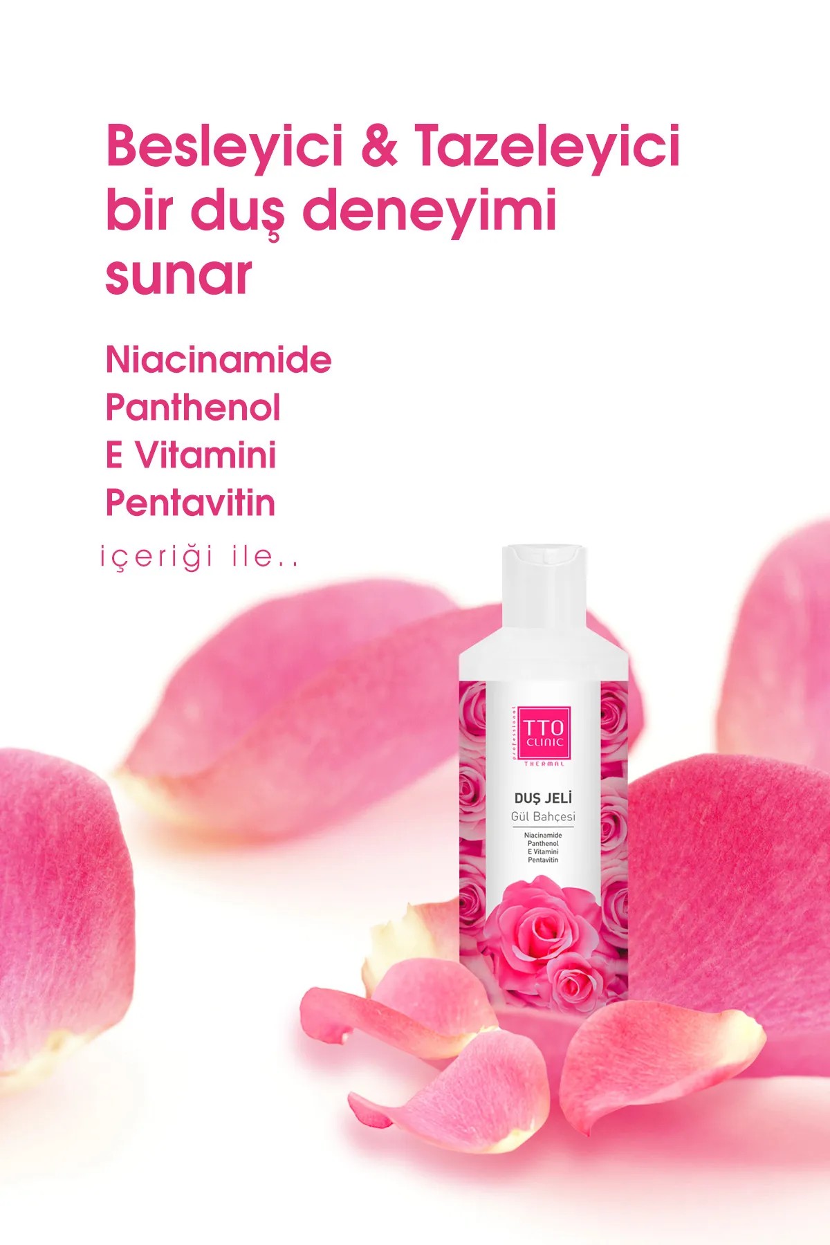 TTO Clinic Romantik Gül Bahçesi Duş Jeli 500 ML