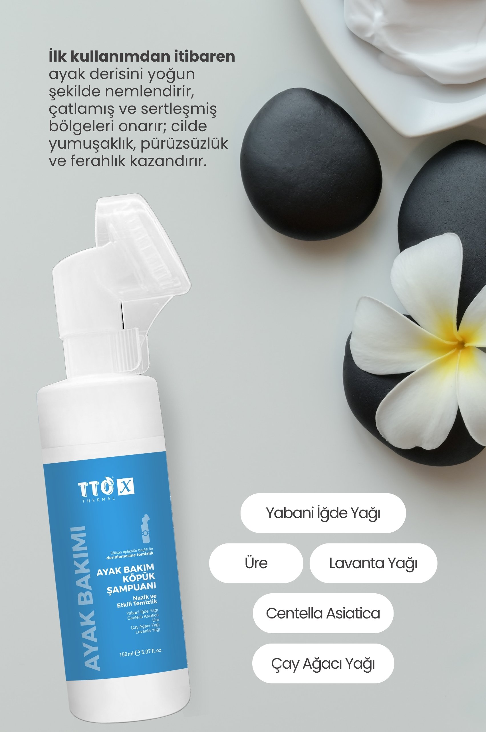 TTO-X Ayak Bakım Köpük Şampuanı