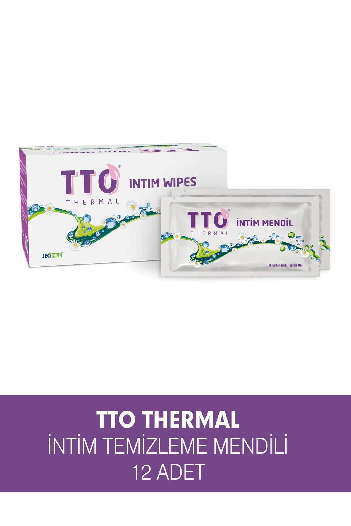 TTO Thermal İntim Mendil 12 Adet