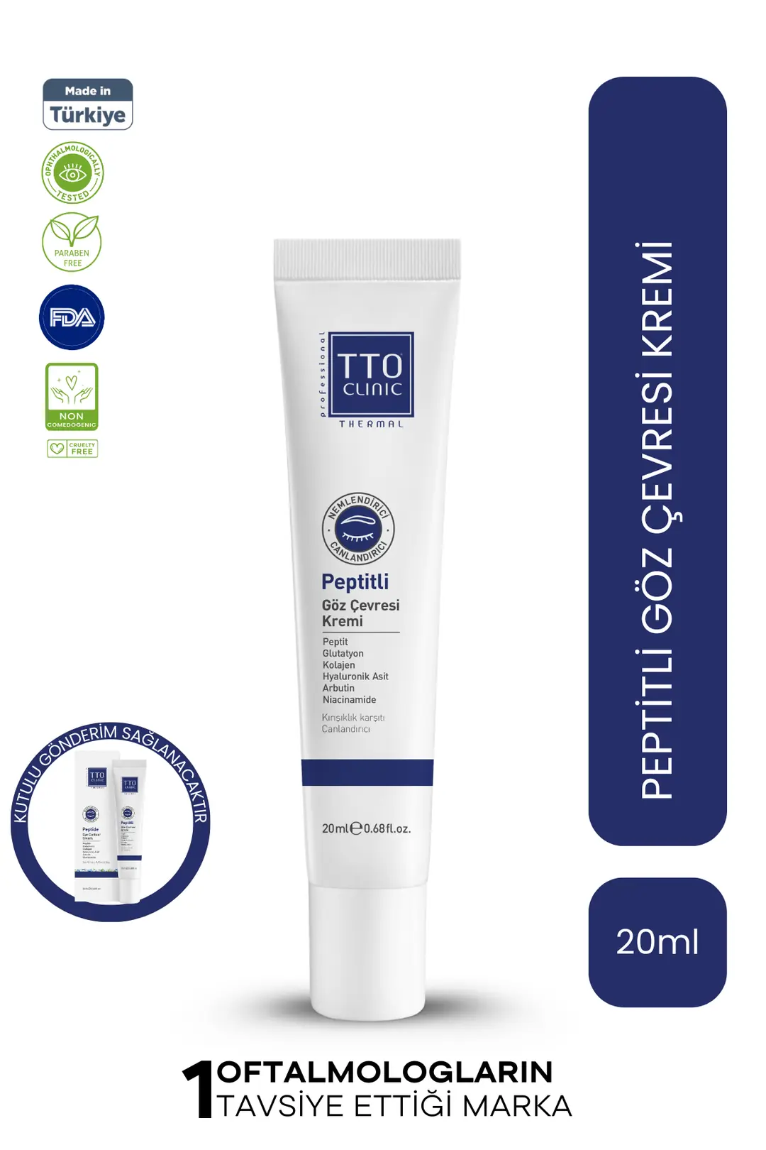 CLINIC Peptitli Göz Çevresi Kremi 20 ml