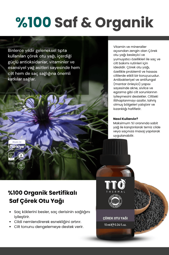 TTO Thermal Çörek Otu Yağı 10 ml 