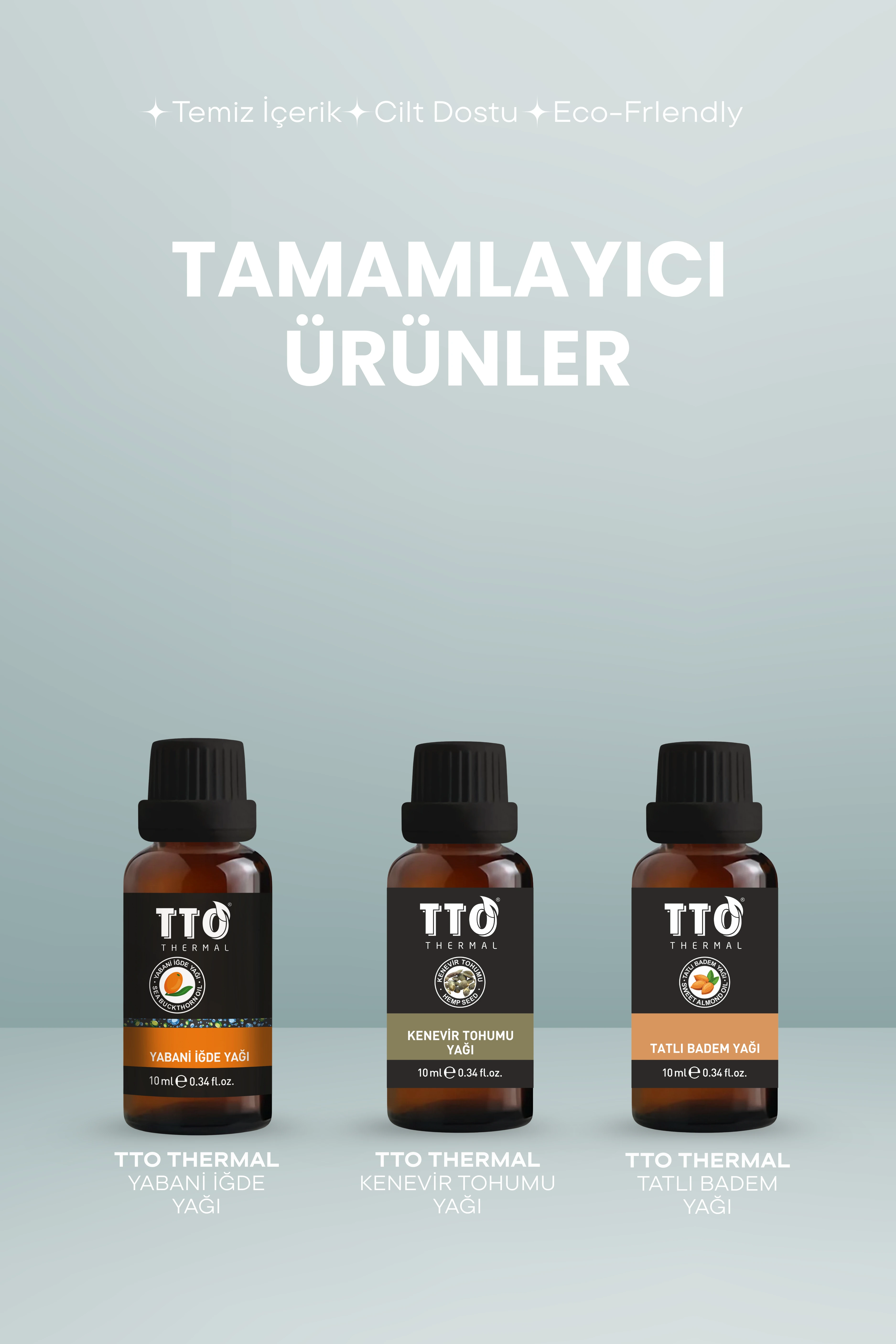TTO Thermal Üzüm Çekirdeği Yağı 10 ml – Antioksidan, Besleyici ve Yenileyici Doğal Cilt Bakım Yağı