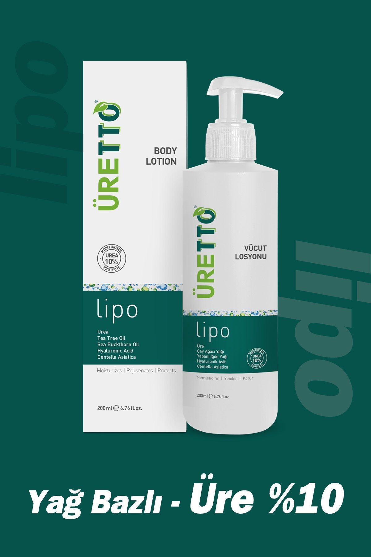 ÜRETTO Lıpo Vücut Losyonu 200ml