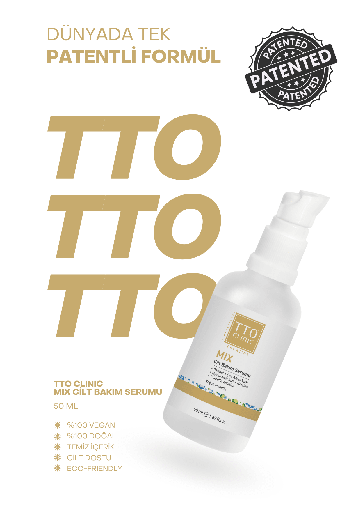 TTO CLINIC Mıx Gençlik Serumu 50ml - Jumbo Boy